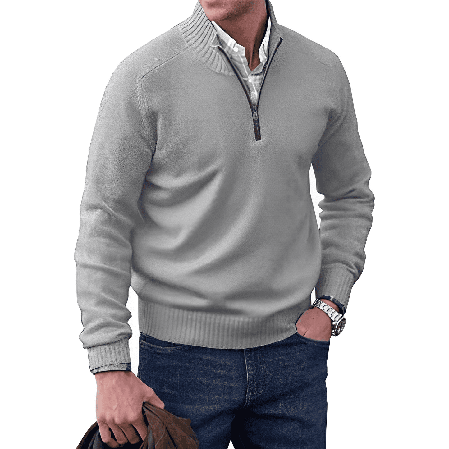 Theo™ | The Elegant Zip Pullover
