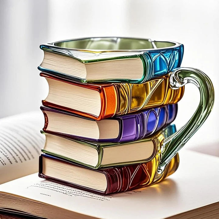 3D Reading Happiness Mug Handmade β Original