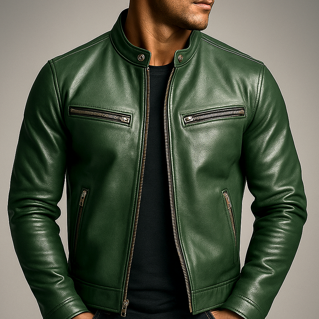 Lucas™ | Classic Leather Jacket