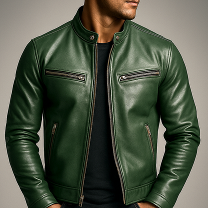 Lucas™ | Classic Leather Jacket