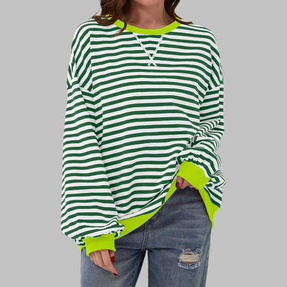 Charis | Casual Striped Sweatshirt