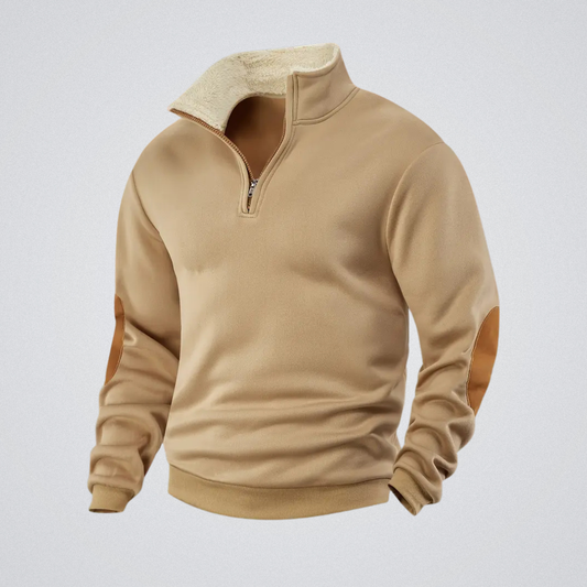 Old London™ | Lucien – Zipped Pullover with High Collar