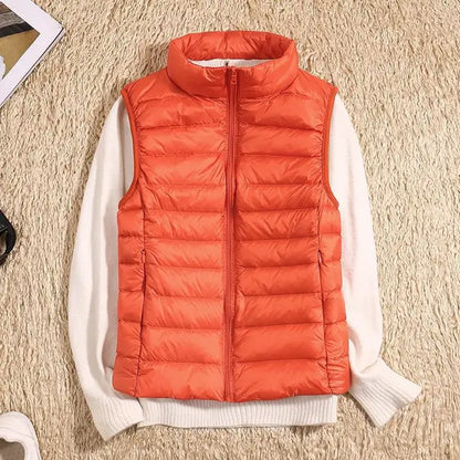Milcah | Ultra Light Down Sleeveless Puffer Vest