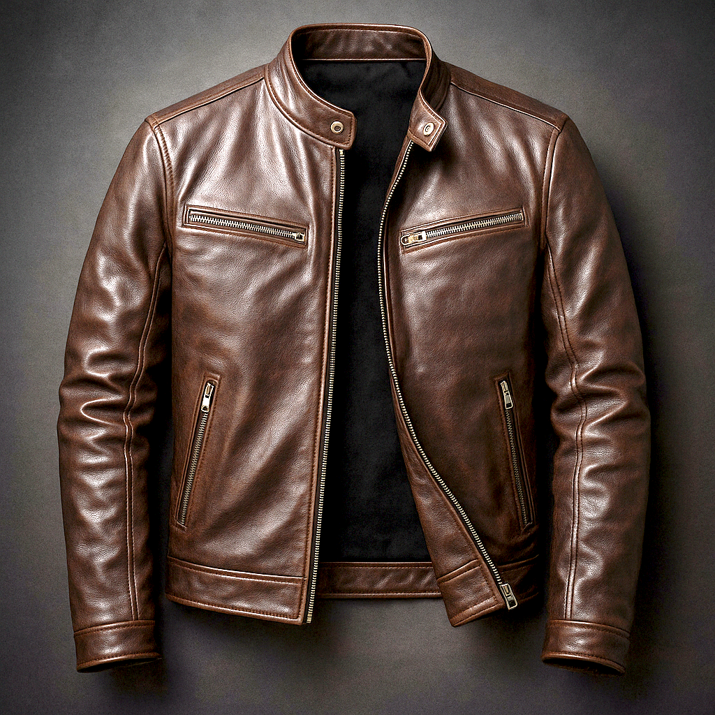 Lucas™ | Classic Leather Jacket