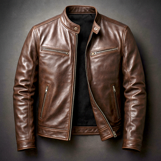 Lucas™ | Classic Leather Jacket