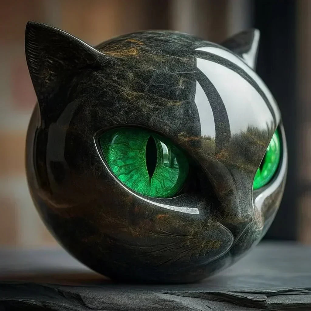 Mysthéra – Captivating Feline Sculpture