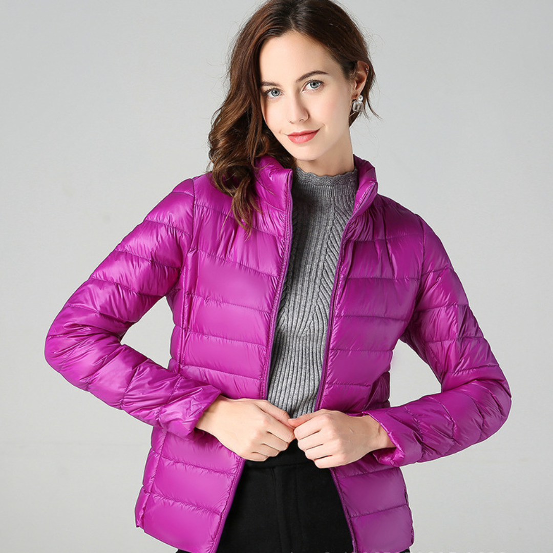 Amaris | Ultralight Jacket with White Duck Feathers