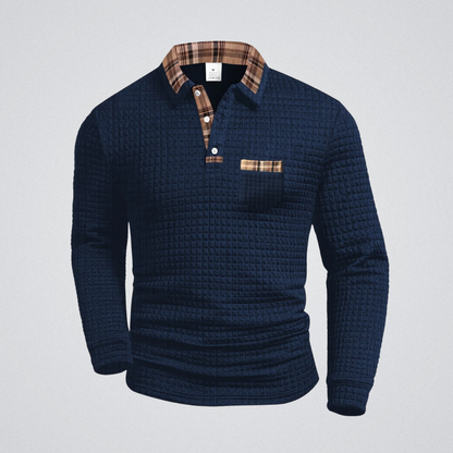 Old London™ | Lucien – Checkered Pattern Polo