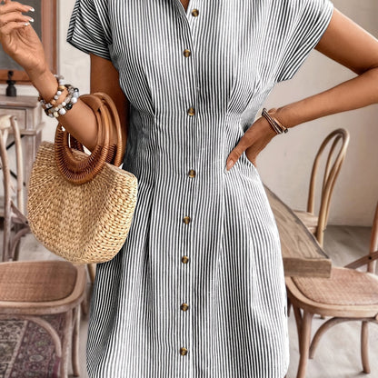Faustine | Casual Striped Dress