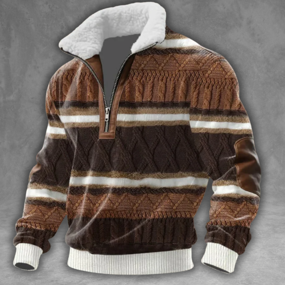 Heritage Fleece Pullover with Zip Neck
