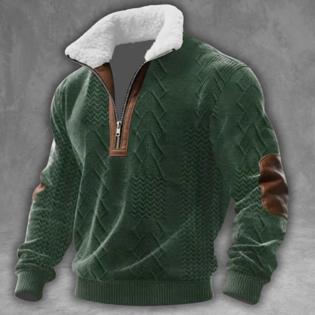 Heritage Fleece Pullover with Zip Neck