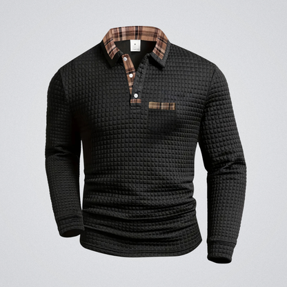 Old London™ | Lucien – Checkered Pattern Polo