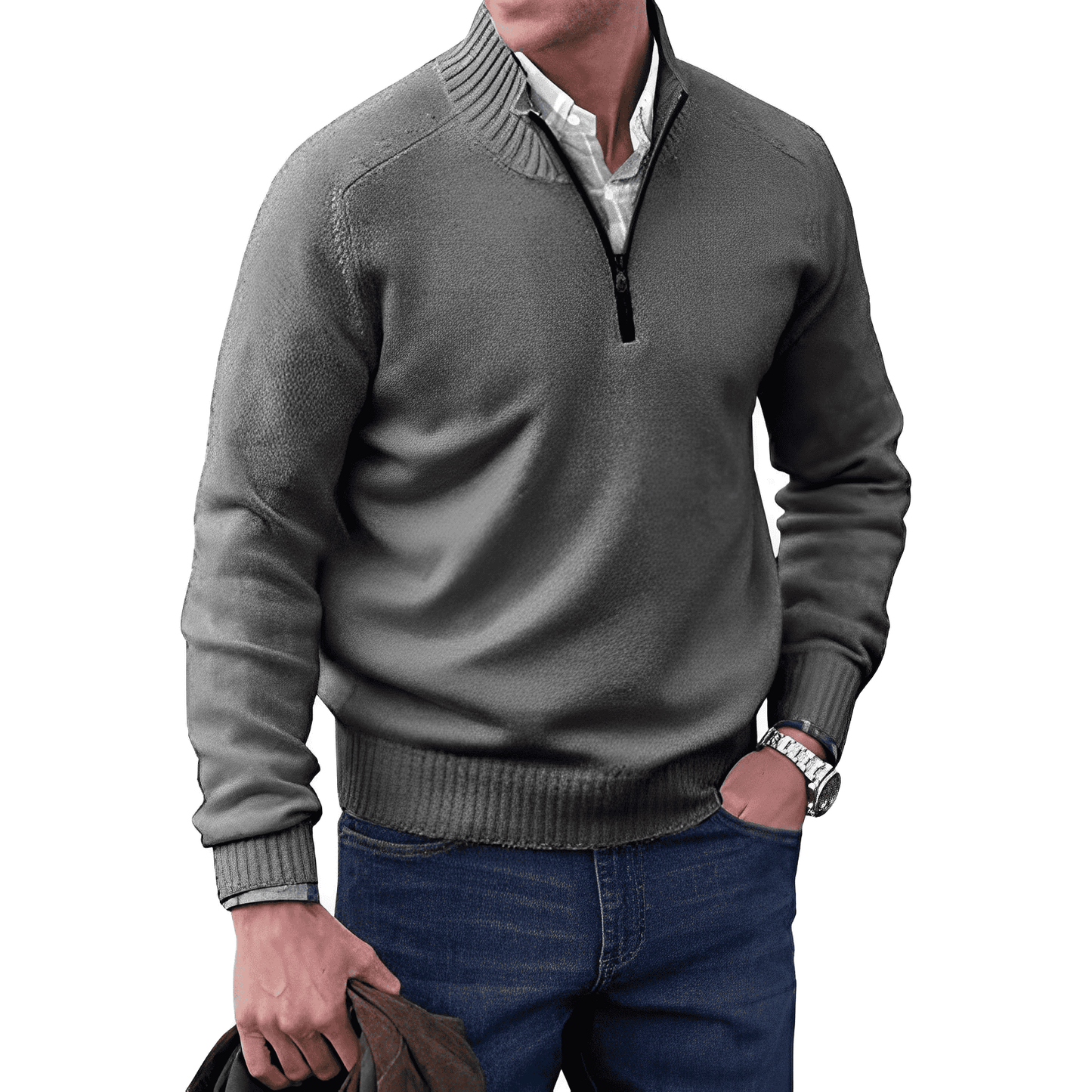 Theo™ | The Elegant Zip Pullover