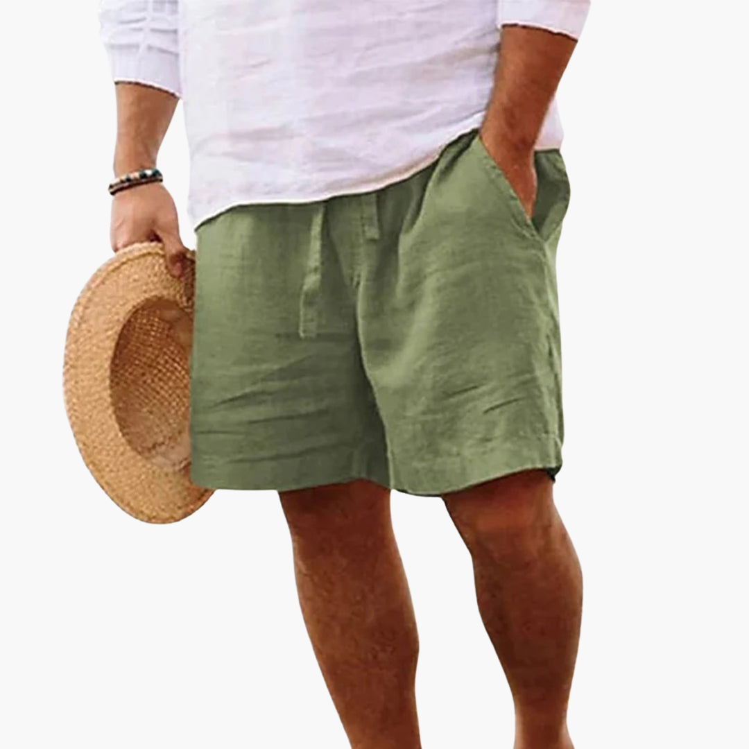 Relaxed Fit Drawstring Shorts for Men
