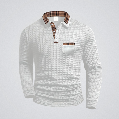 Old London™ | Lucien – Checkered Pattern Polo