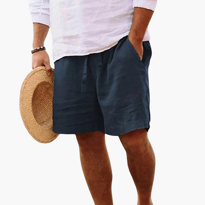 Relaxed Fit Drawstring Shorts for Men