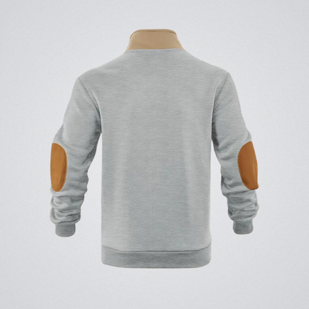 Old London™ | Lucien – Zipped Pullover with High Collar