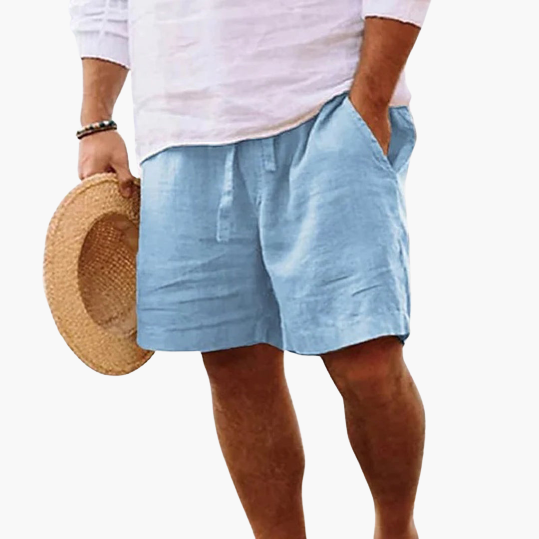 Relaxed Fit Drawstring Shorts for Men