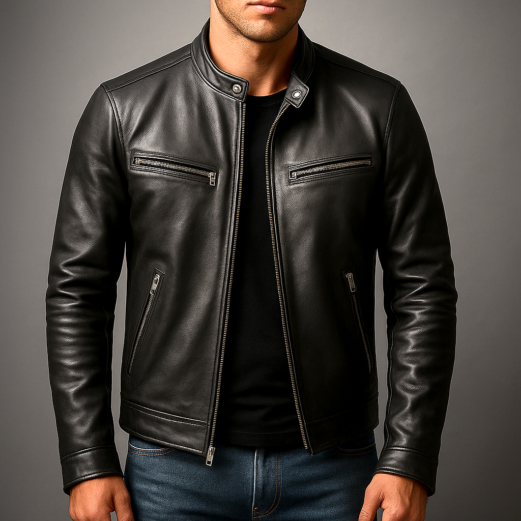 Lucas™ | Classic Leather Jacket