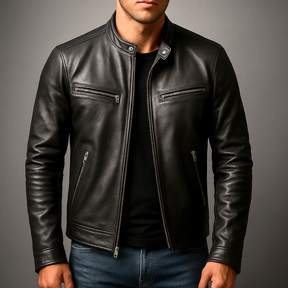Lucas™ | Classic Leather Jacket
