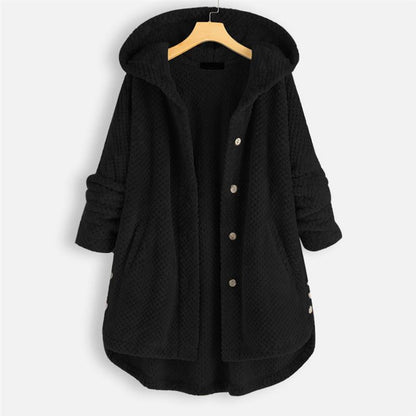 Jesse | Winter Hooded Double-faced Fleece Coat