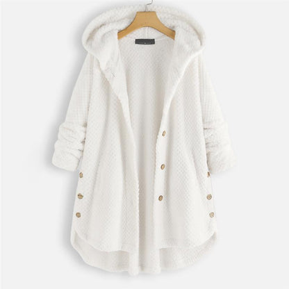 Jesse | Winter Hooded Double-faced Fleece Coat