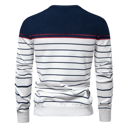 Old London™ | Adrien – Striped Marine Sweater