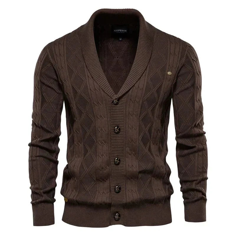 Jasper™ | Men's Cardigan with Button Placket