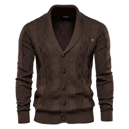 Jasper™ | Men's Cardigan with Button Placket
