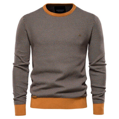 Edwin™ | Men's Sweater with Diamond Pattern