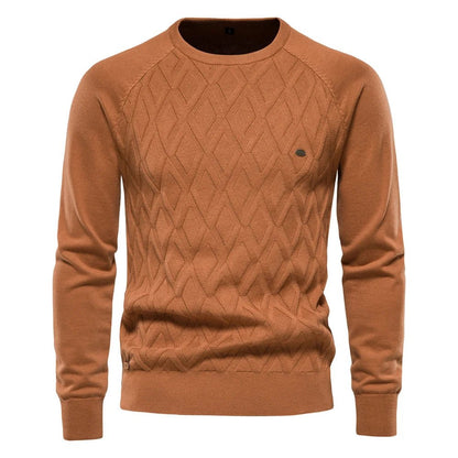 Theodor™ | Men's Sweater with Diamond Pattern