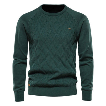 Theodor™ | Men's Sweater with Diamond Pattern