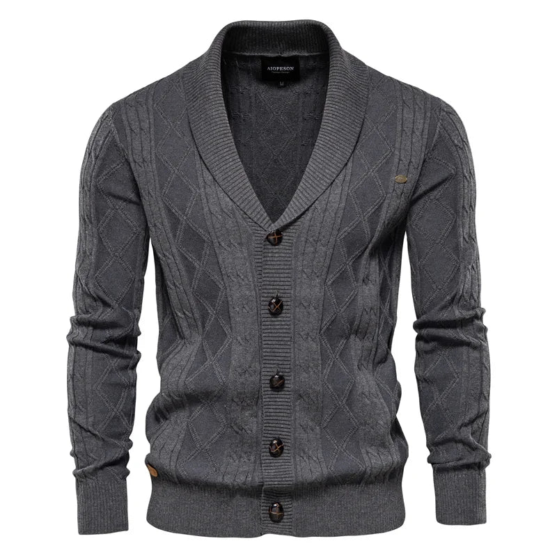 Henry - Men's Button-Down Sweater