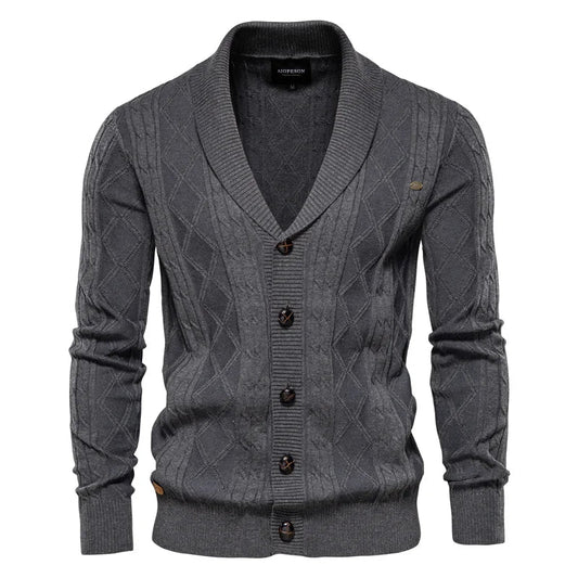 Jasper™ | Men's Cardigan with Button Placket