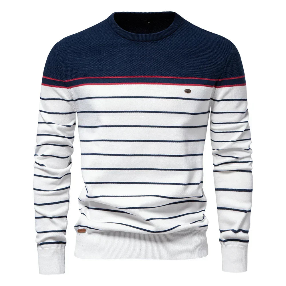 Stephen - Men's Striped Sweater