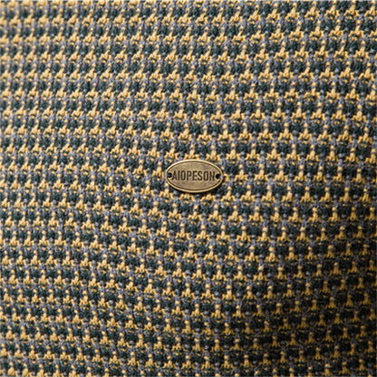 Paul - Men's Sweater with Checked Pattern