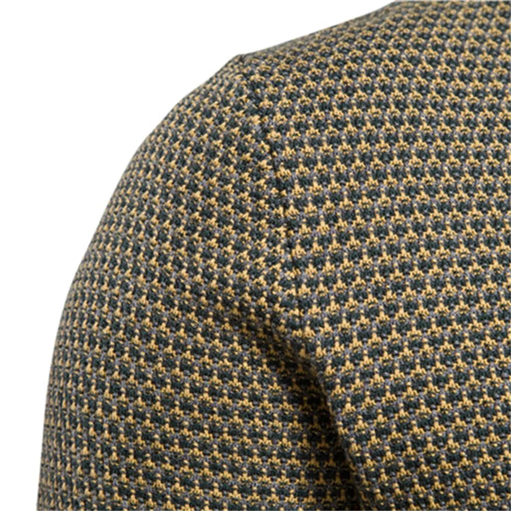 Edwin™ | Men's Sweater with Diamond Pattern
