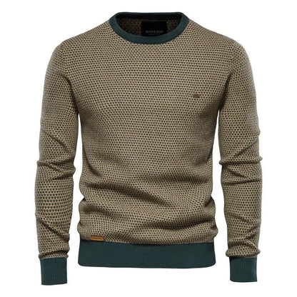 Edwin™ | Men's Sweater with Diamond Pattern