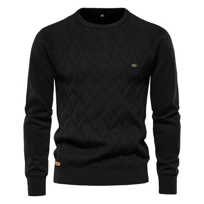 Theodor™ | Men's Sweater with Diamond Pattern