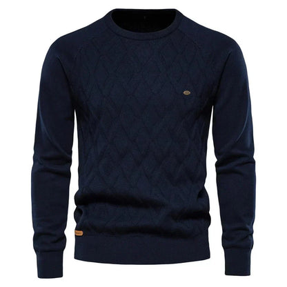 Theodor™ | Men's Sweater with Diamond Pattern