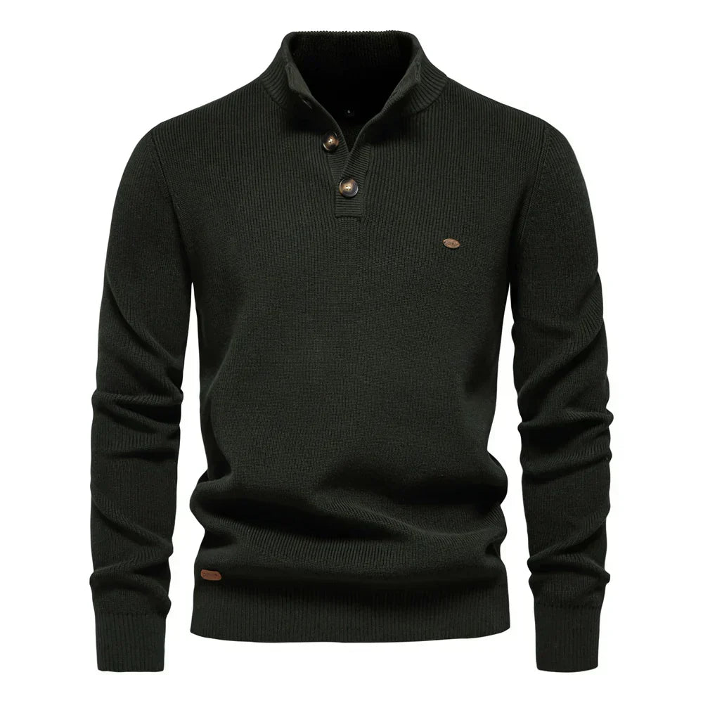 Konrad™ | Stylish Men's Sweater with Button Design