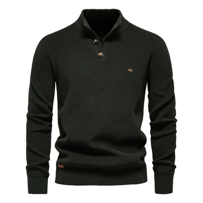 Konrad™ | Stylish Men's Sweater with Button Design