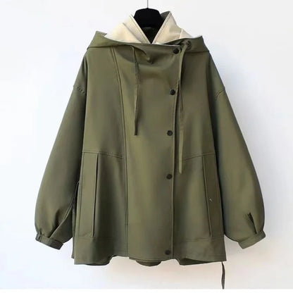 Clemence | Trendy Hooded Windbreaker Coat