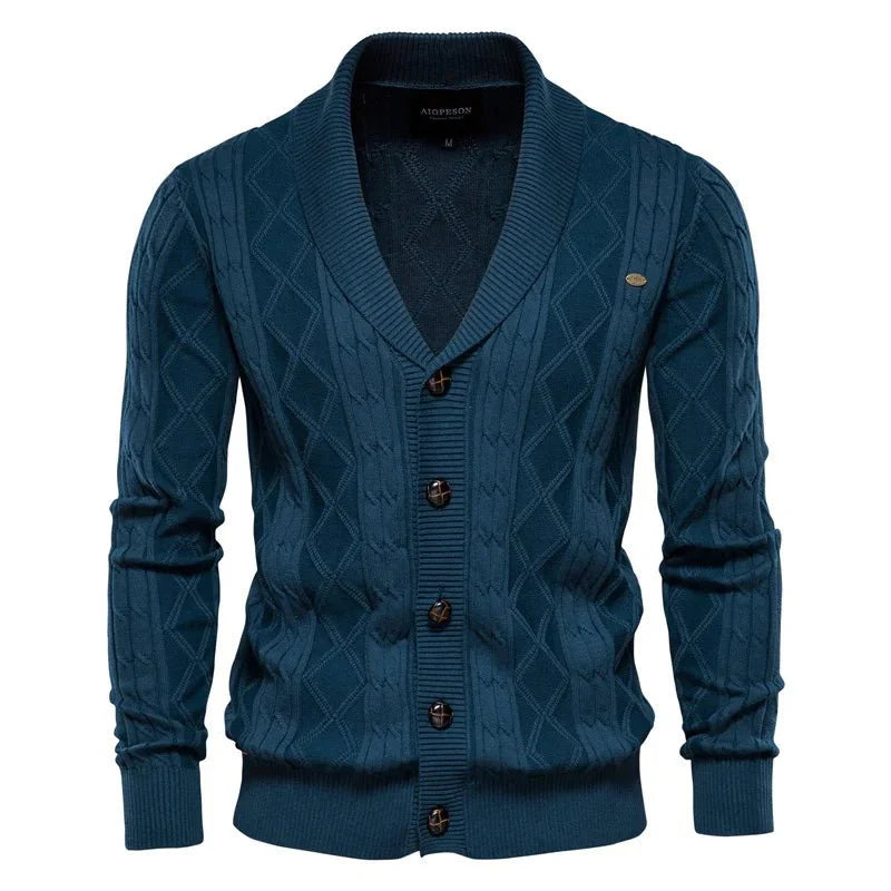 Jasper™ | Men's Cardigan with Button Placket