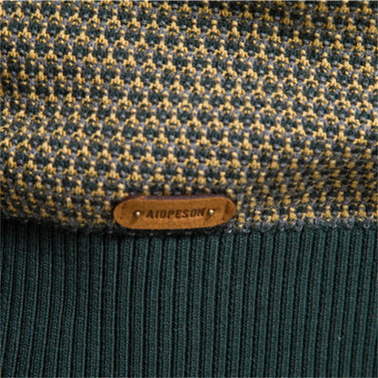 Edwin™ | Men's Sweater with Diamond Pattern