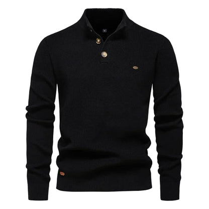 Konrad™ | Stylish Men's Sweater with Button Design