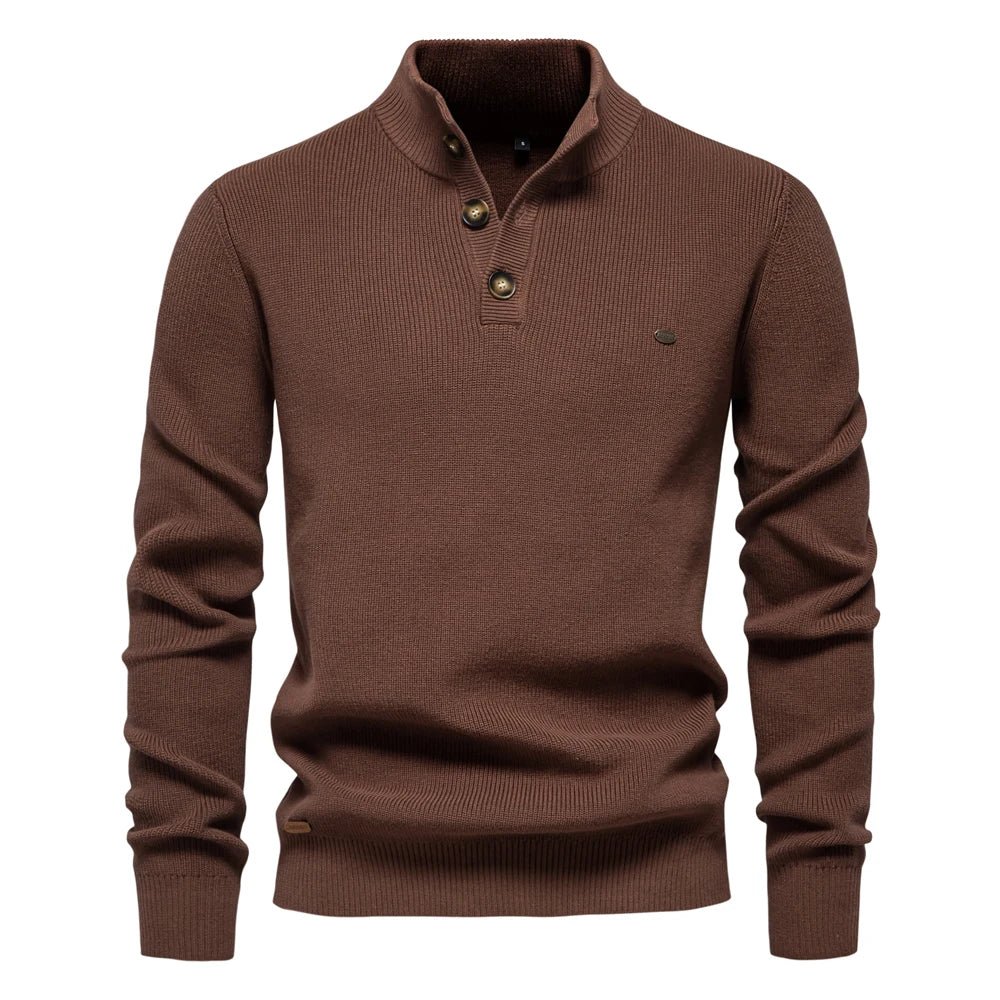 Konrad™ | Stylish Men's Sweater with Button Design