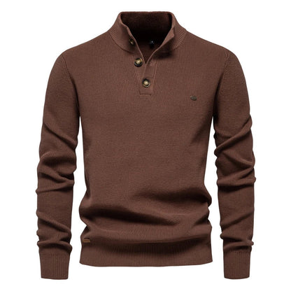 Konrad™ | Stylish Men's Sweater with Button Design