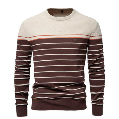 Old London™ | Adrien – Striped Marine Sweater