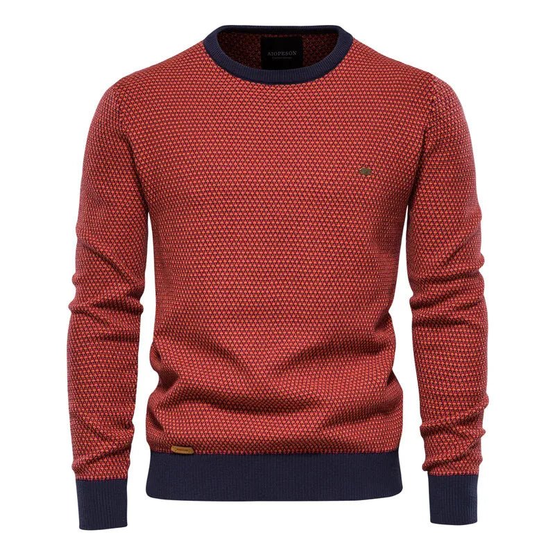 Edwin™ | Men's Sweater with Diamond Pattern